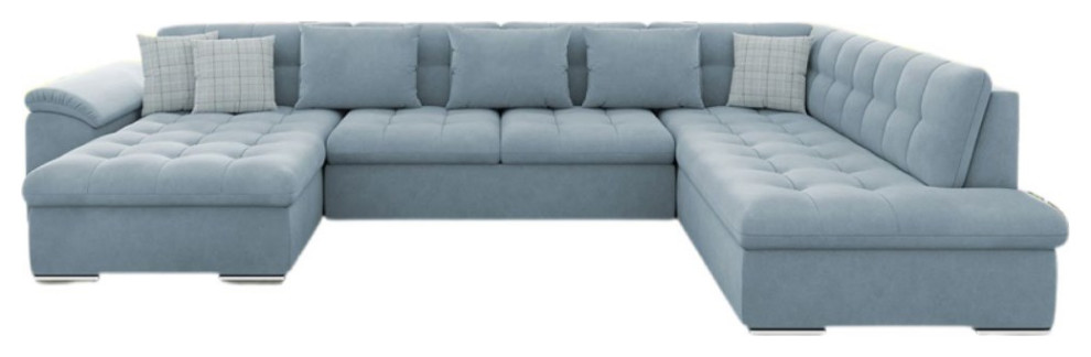 LEONARDO Sectional Sleeper Sofa  left corner   Contemporary   Sectional Sofas   by MAXIMAHOUSE  Houzz