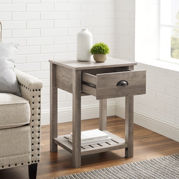 Middlebrook 18-inch 1-drawer Farmhouse Side Table