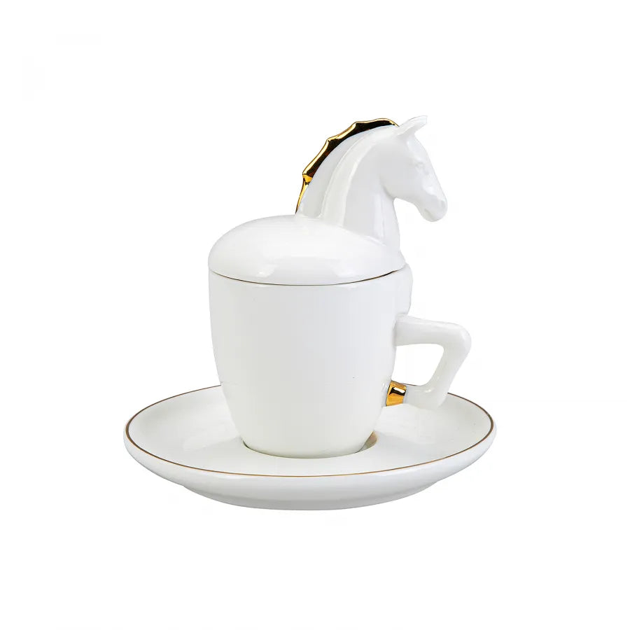 Karaca Horse Set Of 2 Coffee Cups 80 Ml 153.03.07.9866