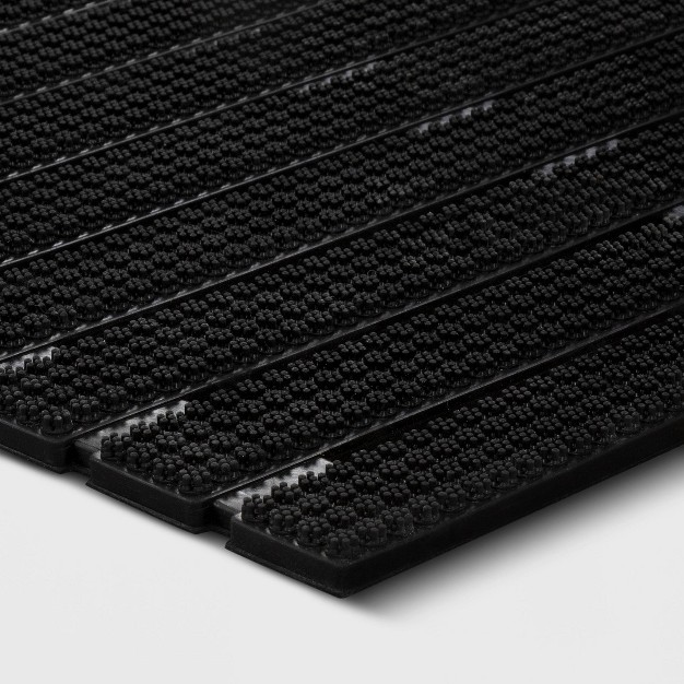 Rubber Bristle Boot Scrapping Doormat