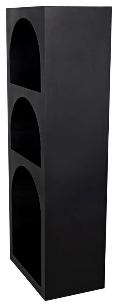 NOIR Furniture   Aqueduct Bookcase  A  Black Metal   GBCS240MTB A   Transitional   Bookcases   by GwG Outlet  Houzz