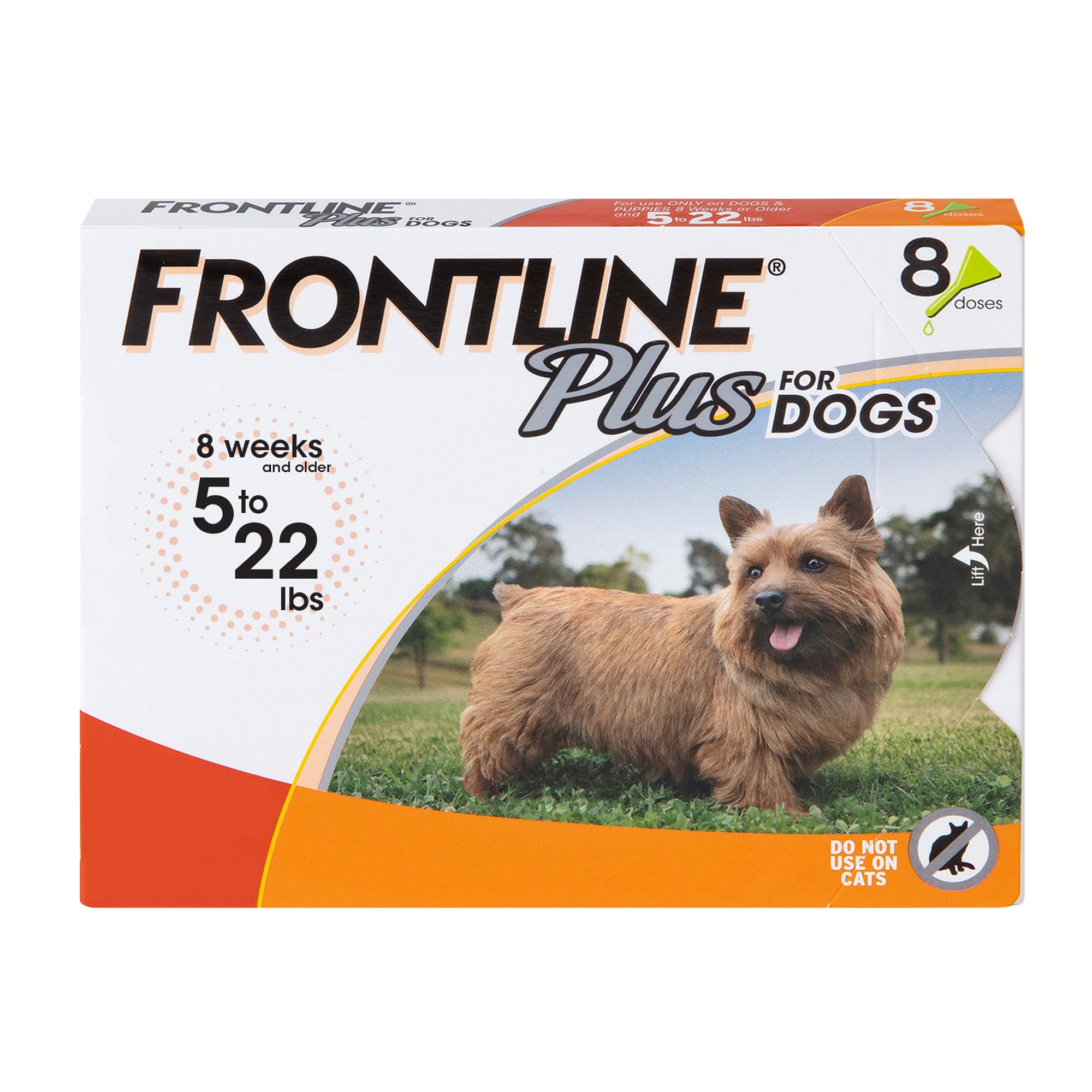 FRONTLINE Plus Flea  Tick Drops for Dogs – Small