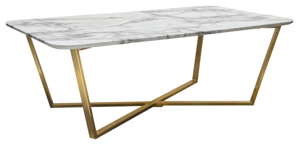 Vida Rectangle Cocktail Table  Gray   Contemporary   Coffee Tables   by AMOC  Houzz