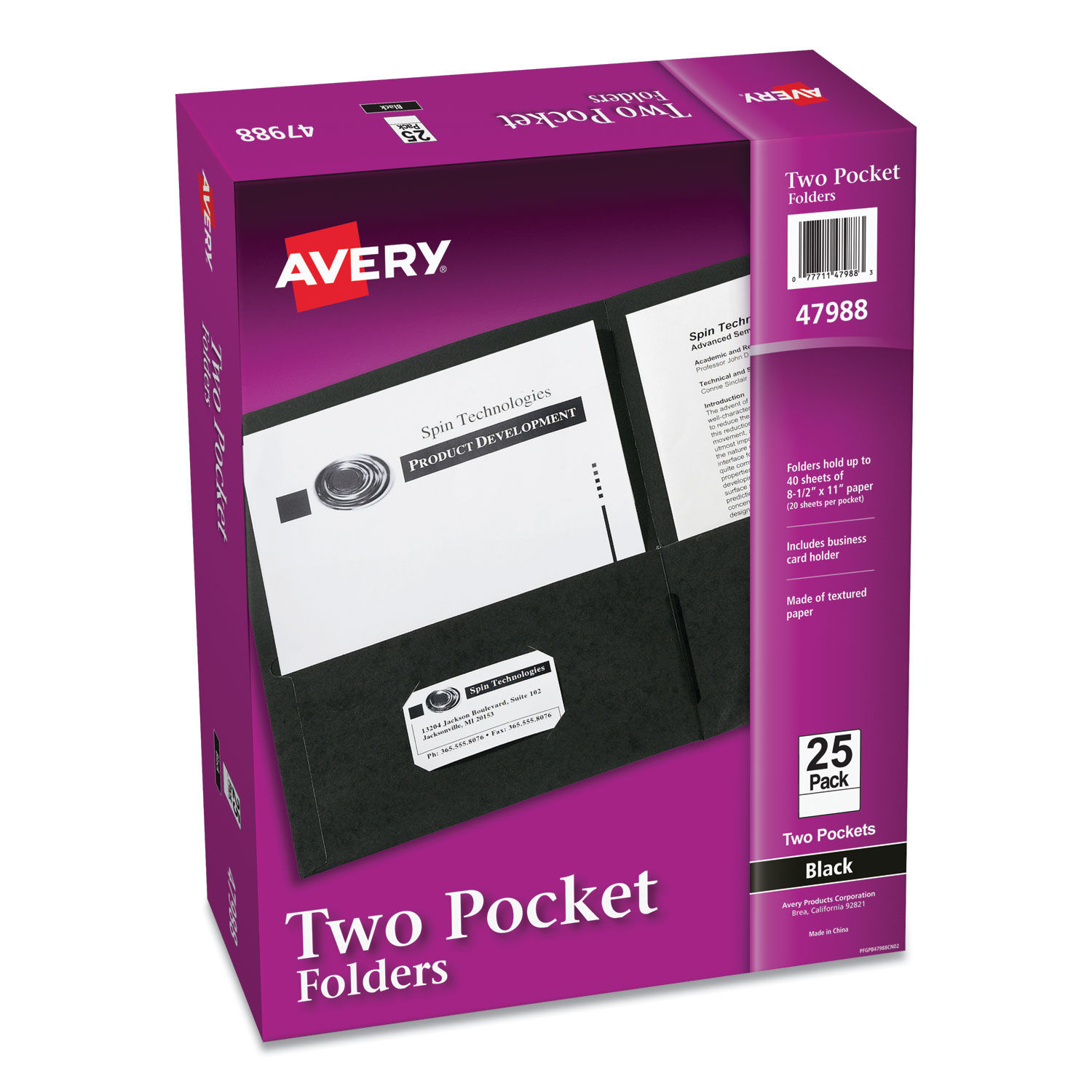 Two-Pocket Folder by Averyandreg; AVE47988