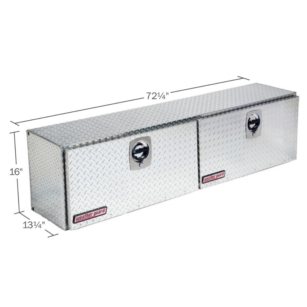 Hi-Side Box， Aluminum， Driver Side， 8.9 Cu. Ft. ;