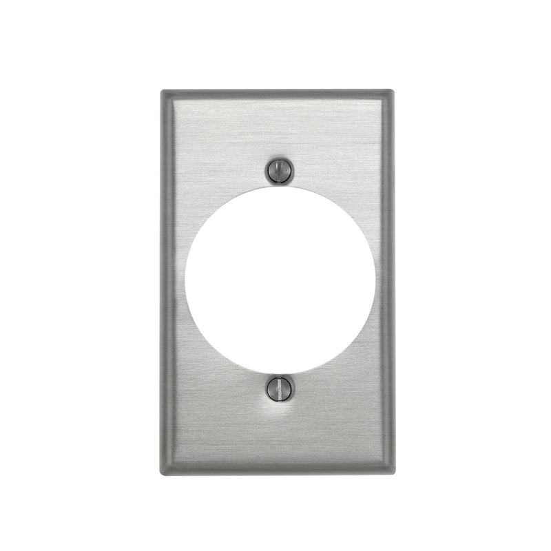 WALLPLATE RECEPT 1G ALUM