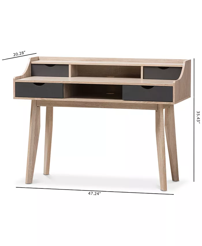 Furniture Fella 4-Drawer Desk