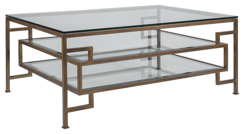 Suspension Rectangular Cocktail Table   Contemporary   Coffee Tables   by Lexington Home Brands  Houzz