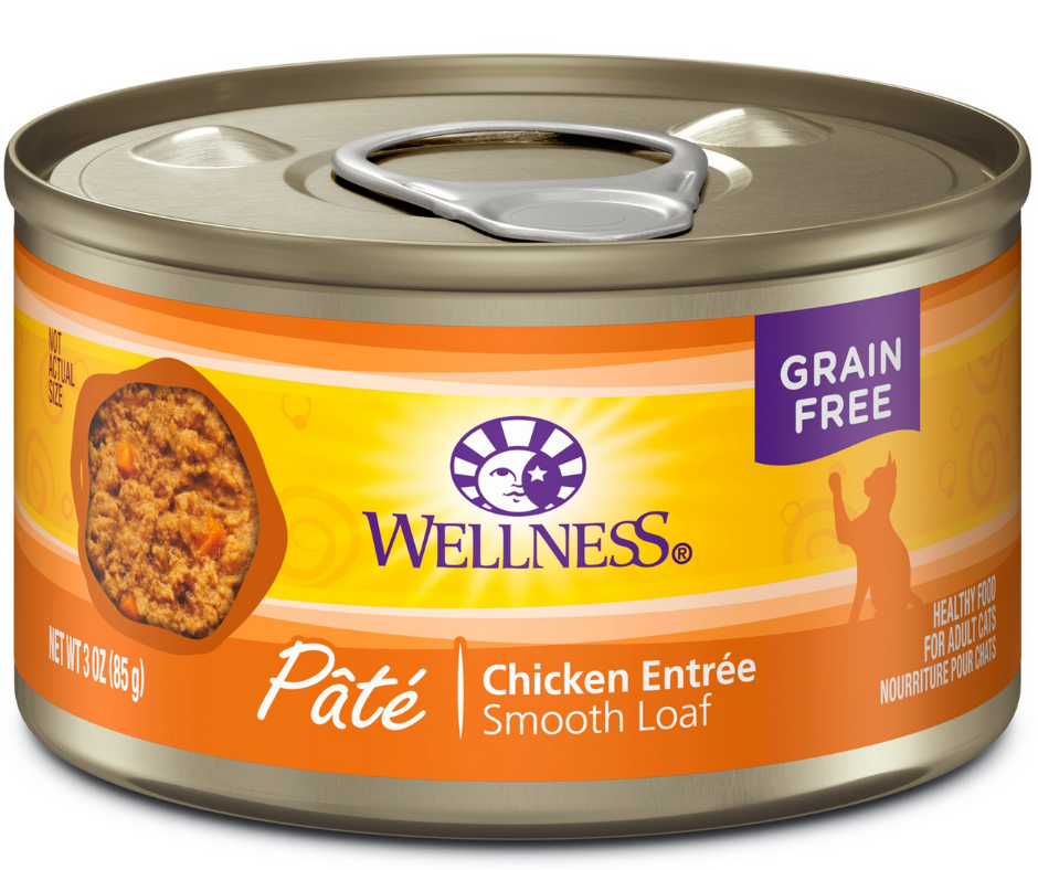 Wellness Complete Health Paté - All Breeds， Adult Cat Chicken Entrée C