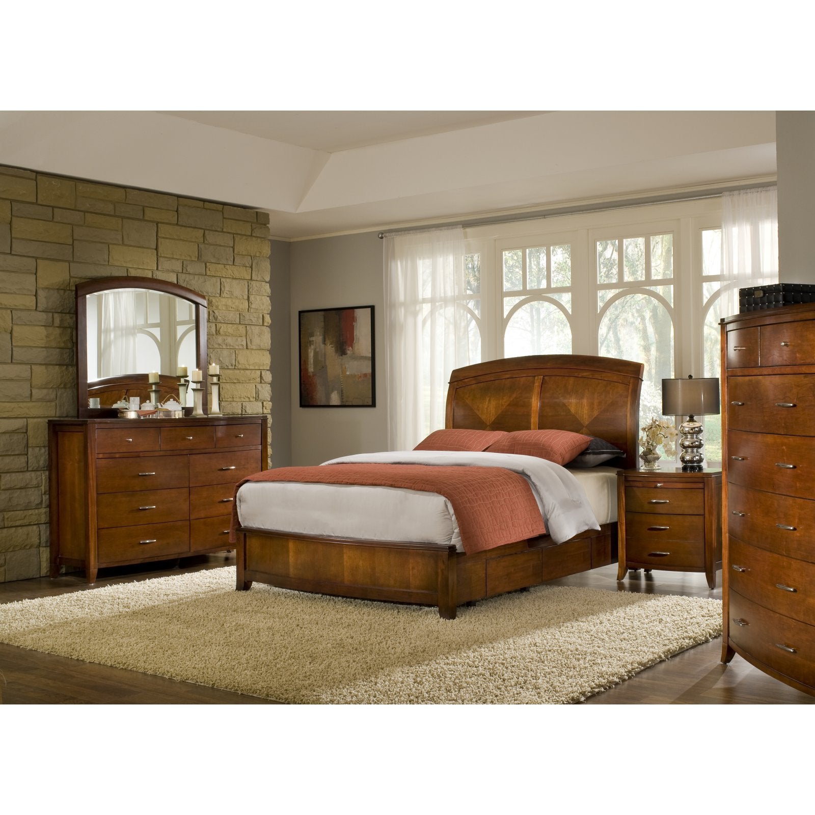 Modus Brighton Storage Sleigh Bed