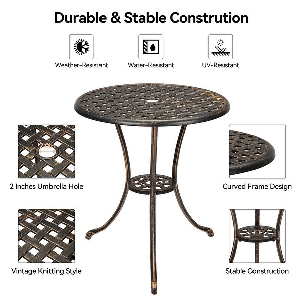 Patio Bistro Table，24