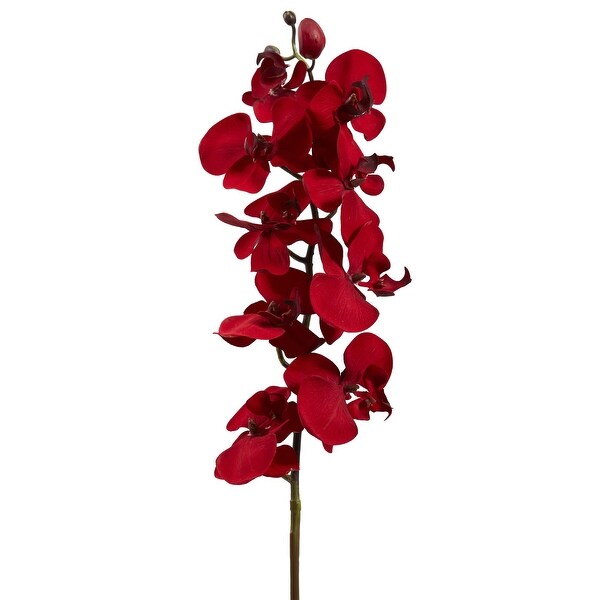 36 Christmas Phalaenopsis Artificial Flower (Set of 4)