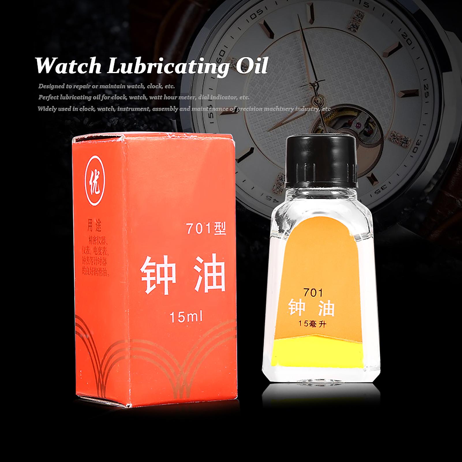 15ml Watch Clock Lubricating Oil Repair Maintaining Tool Accessory