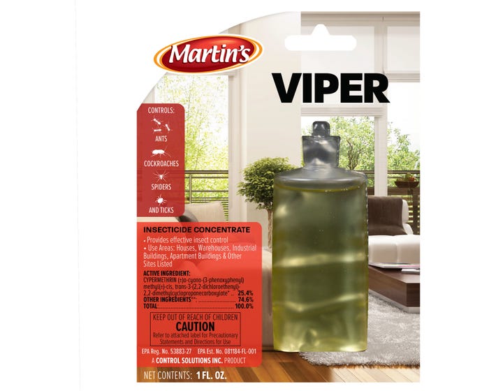 Martin Viper Insecticide Concentrate， 1oz. Container - 82005004