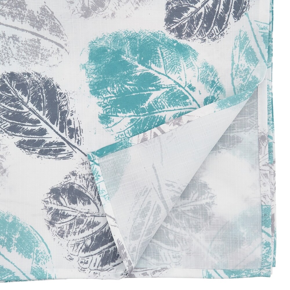 Multicolor Tablecloth with Leaf Print