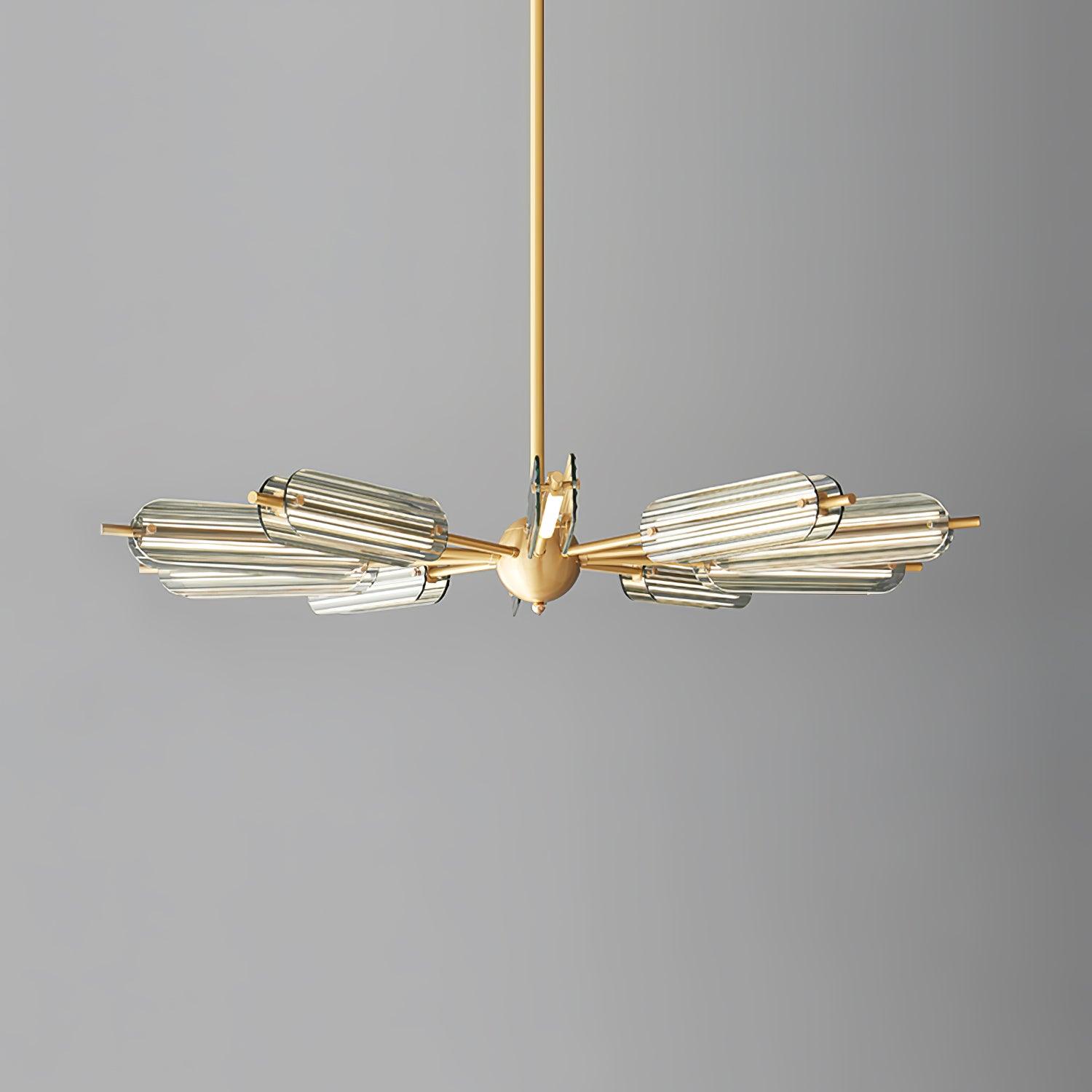 Sputnik Brass Chandelier