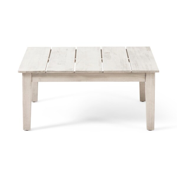 Loft Acacia Wood Outdoor Coffee Table by Christopher Knight Home