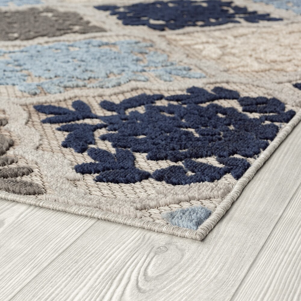 Origin Coastal Medallion Indoor/Outdoor Area Rug