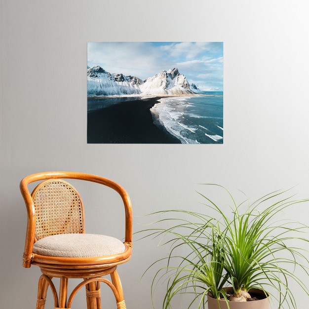 Michael Schauer Iceland Mountain Beach Poster Society6