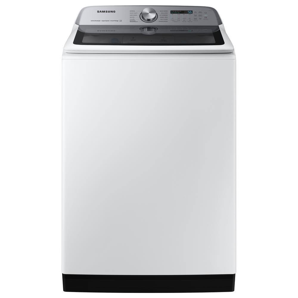  5.2 cu. ft. Smart High-Efficiency Top Load Washer with Impeller and Super Speed in White ENERGY STAR WA52A5500AW