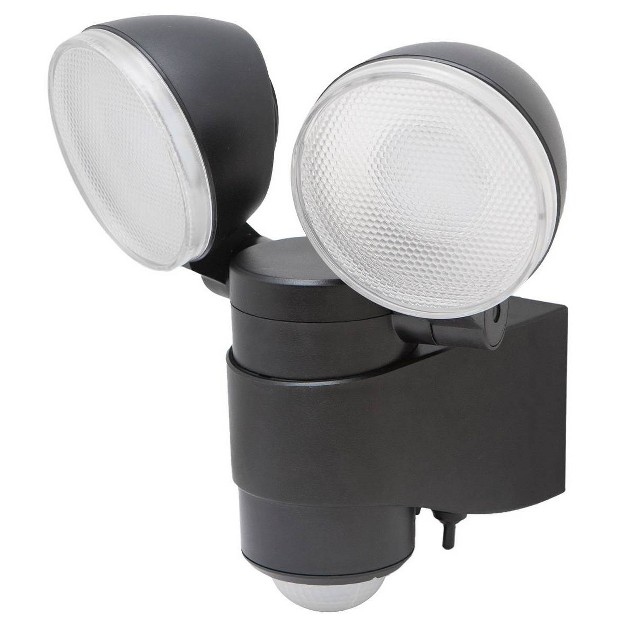 Maxsa Innovations Battery Powered Motion Activated Dual Head Led Security Spotlight