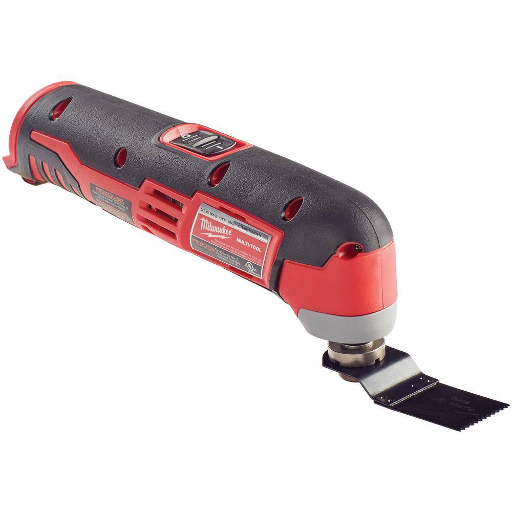 MW M12 12-Volt Lithium-Ion Cordless Oscillating Multi-Tool with  M12 2.0Ah Battery 2426-20-48-11-2420