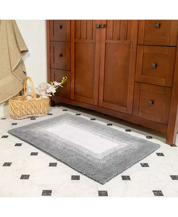 Chesapeake Whitney Ombre Reversible Bath Rug