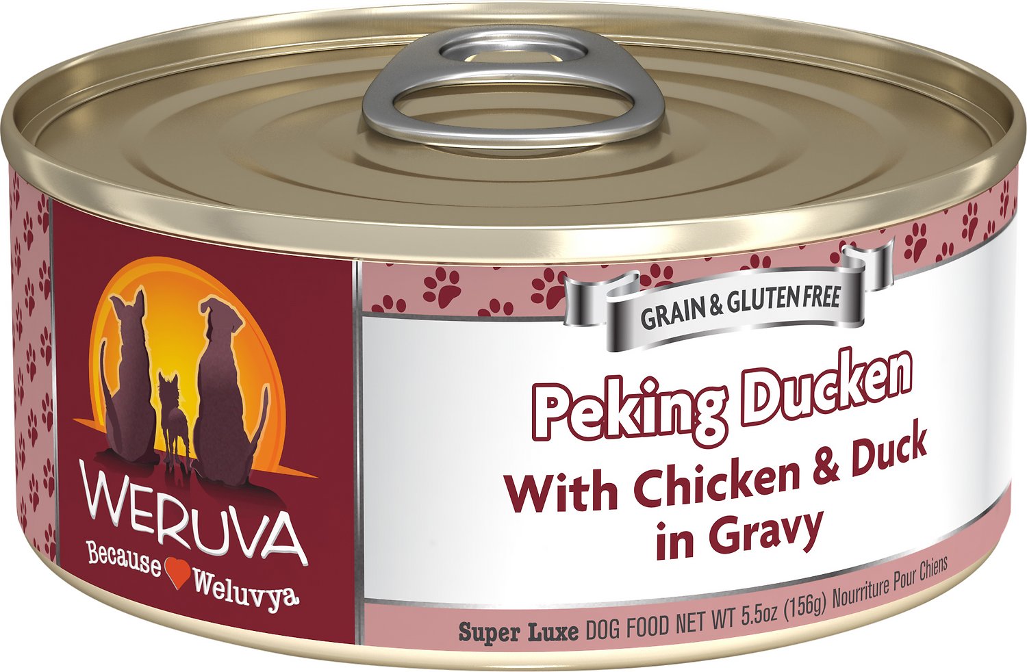 Weruva Peking Ducken With Chicken and Duck In Gravy Grain Free Wet Dog F