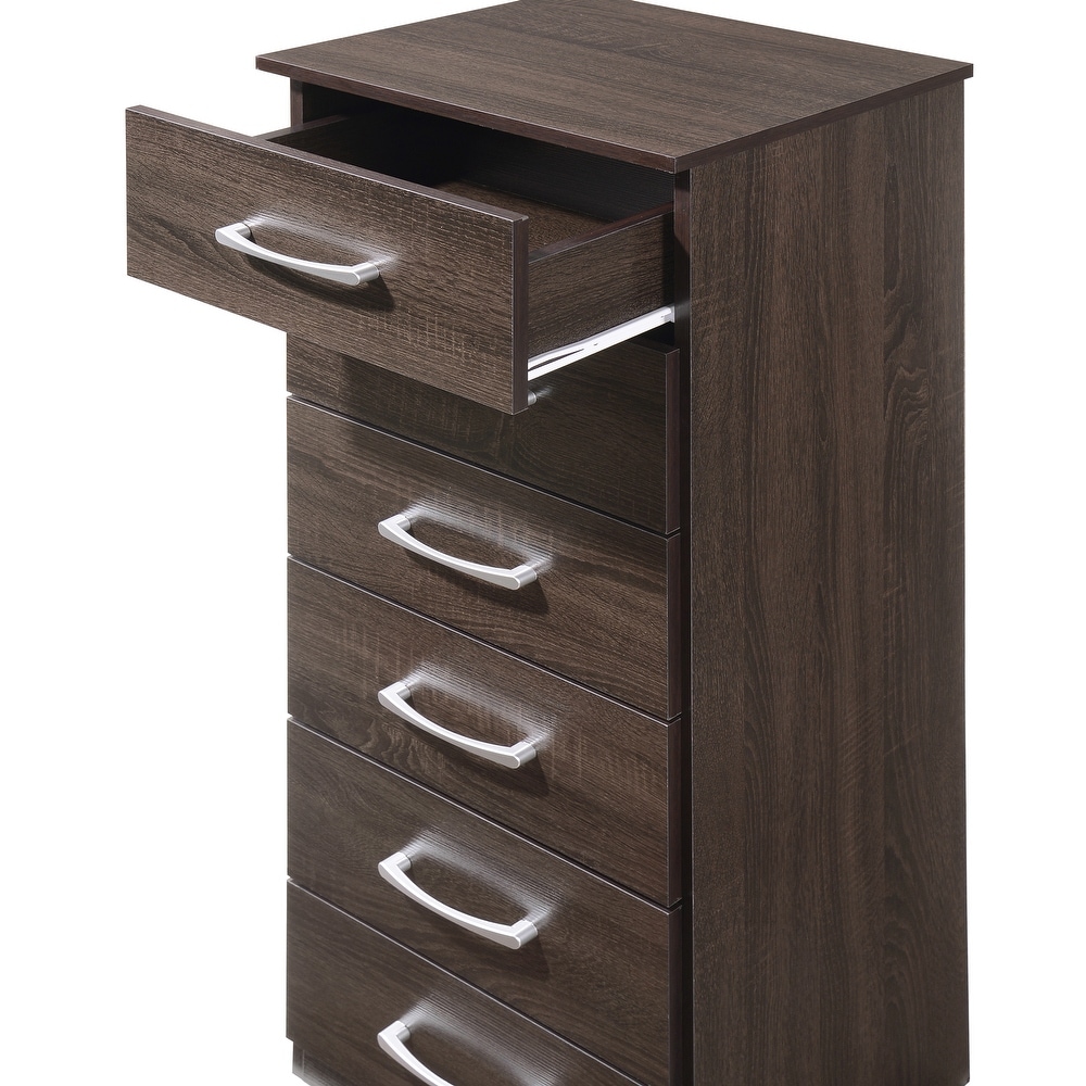 Boston 6 Drawer Chest of Drawers (18 in L. X 16 in W. X 46 in H)