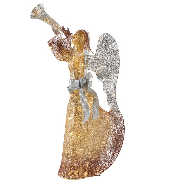 Brylanehome 5 Feet Tall Pre lit Angel Christmas Decoration