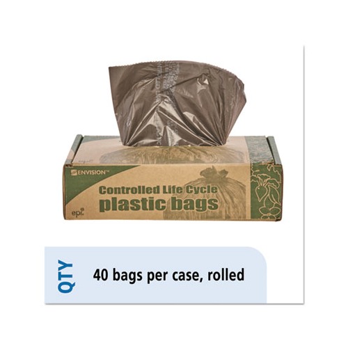 Stout By Envision Controlled LifeCycle Plastic Trash Bags  STOG3344B11