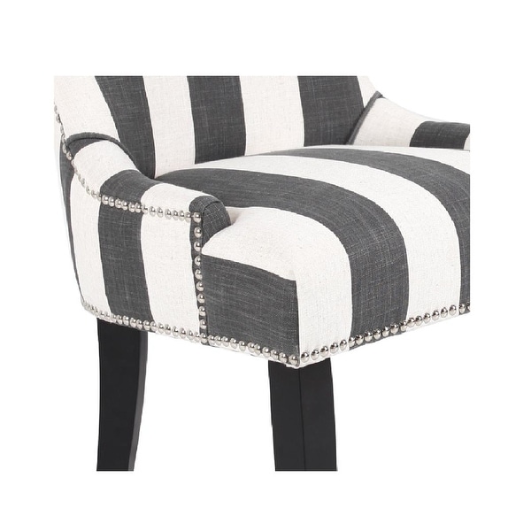 Fabric Dinng Chair with Nailheads Style， Living Room Chair， Set of 2