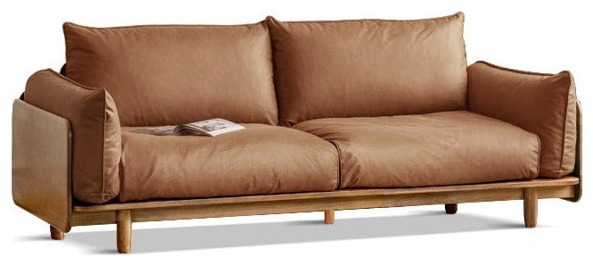 Oak Nordic Solid Wood Sofa   Midcentury   Sofas   by GVAwood  Houzz