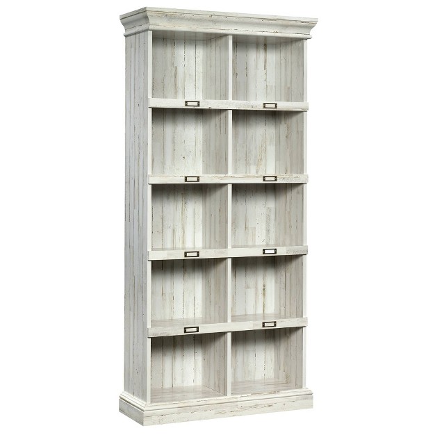 Barrister Lane Tall Bookcase White Plank Sauder