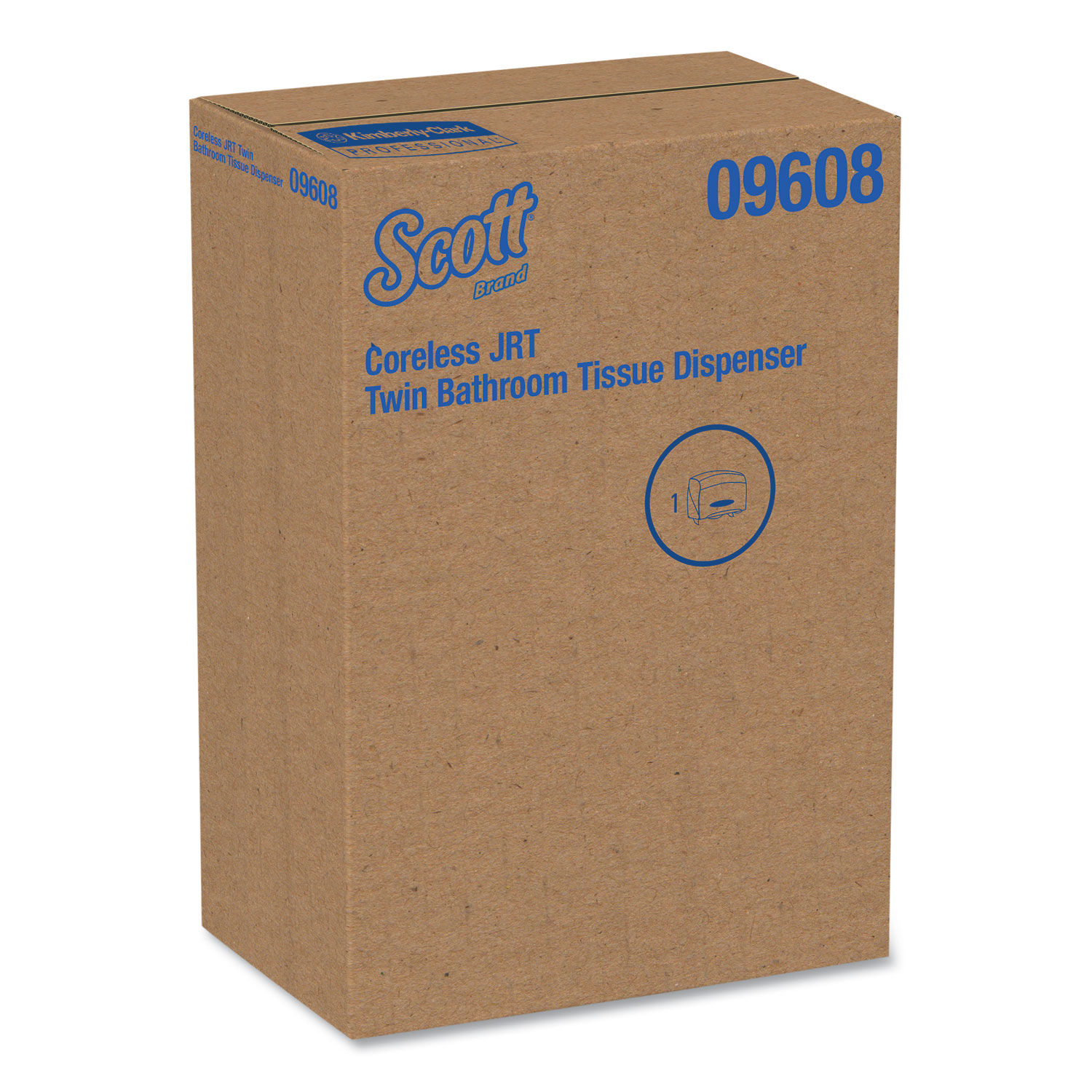 Essential Coreless Twin Jumbo Roll Tissue Dispenser by Scottandreg; KCC09608