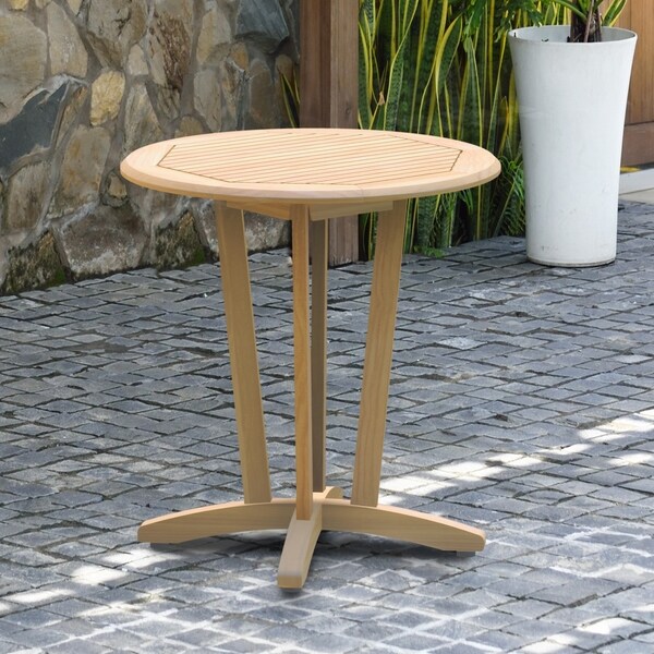 Teak Round Bistro Table