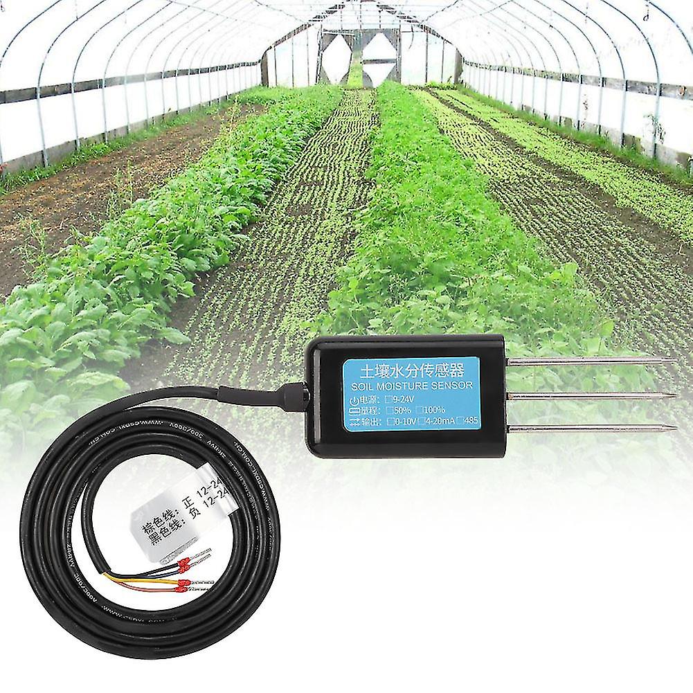 4-20MA Output Waterproof Greenhouse Soil Moisture Humidity Sensor Tester Meter