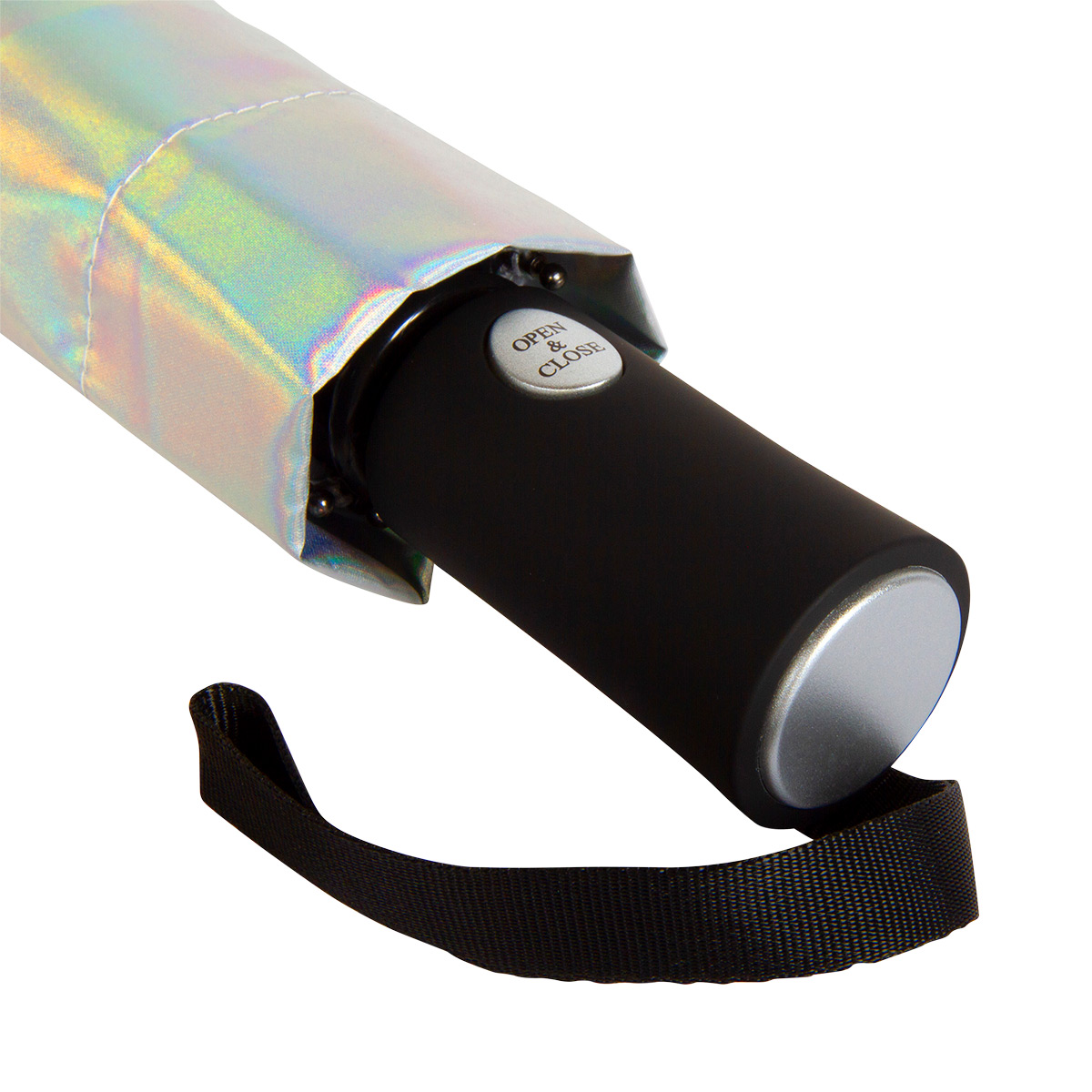 ShedRain Iridescent Auto Open amp Close Compact Umbrella