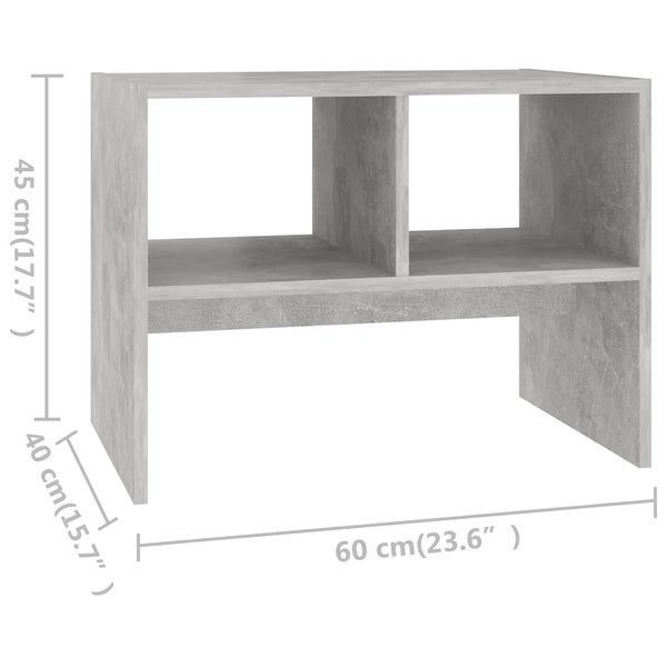 Side Table Concrete Gray 24