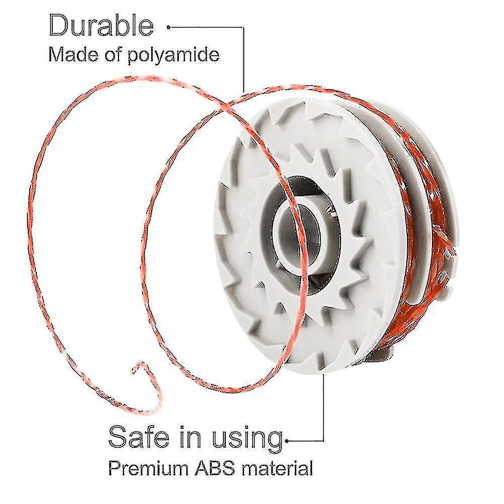 4pack Fly021 String Trimmer Spool Line For Flymo Cordless Trimmers