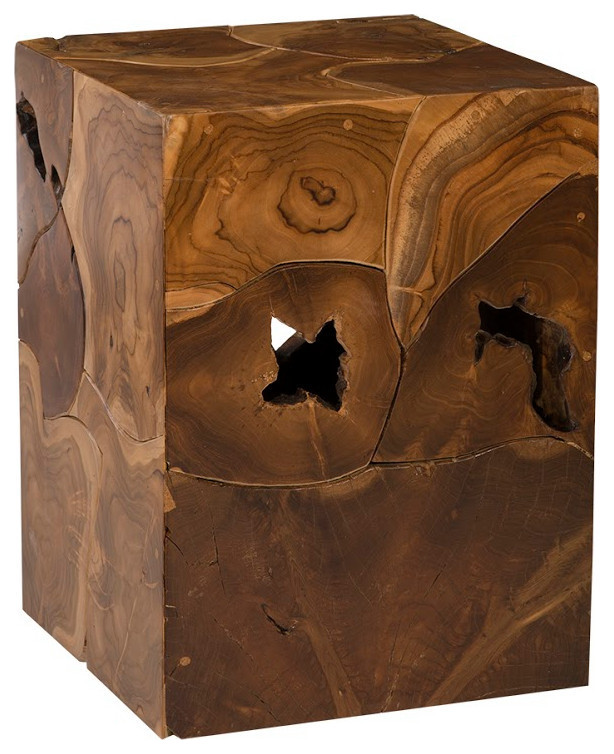 Teak Slice Side Table   Rustic   Side Tables And End Tables   by Phillips Collection  Houzz