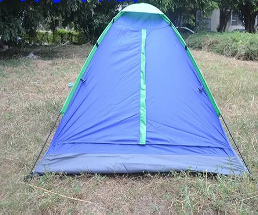 good quality cheap price 2 peolple  single layer  waterproof dome family camping tent for backpacking and hiking