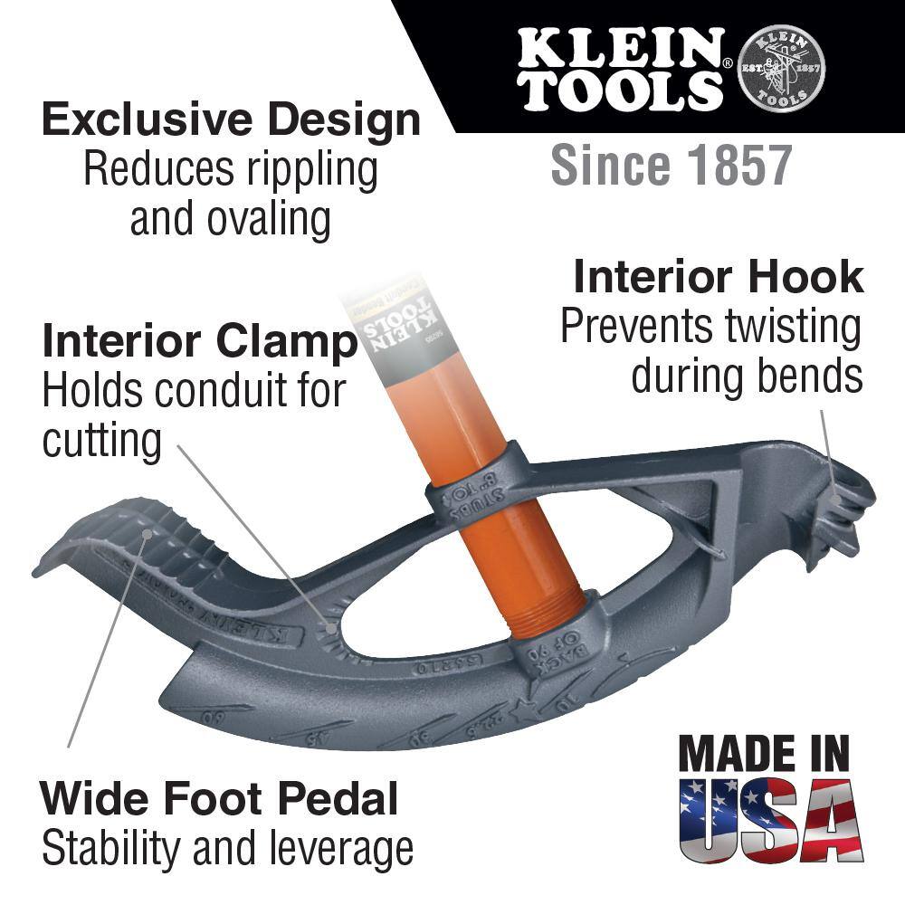 Klein Tools 1 in. Conduit Bender and Handle 56205