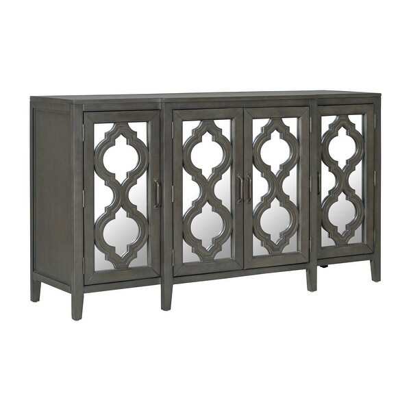 Modern Mirrored Console Table Sideboard for Living Room Dining Room