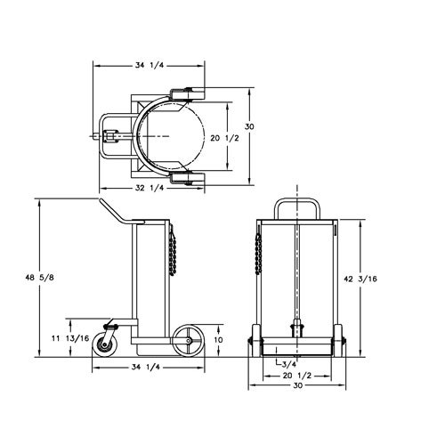 Wesco 210131 Liquid Cylinder Truck