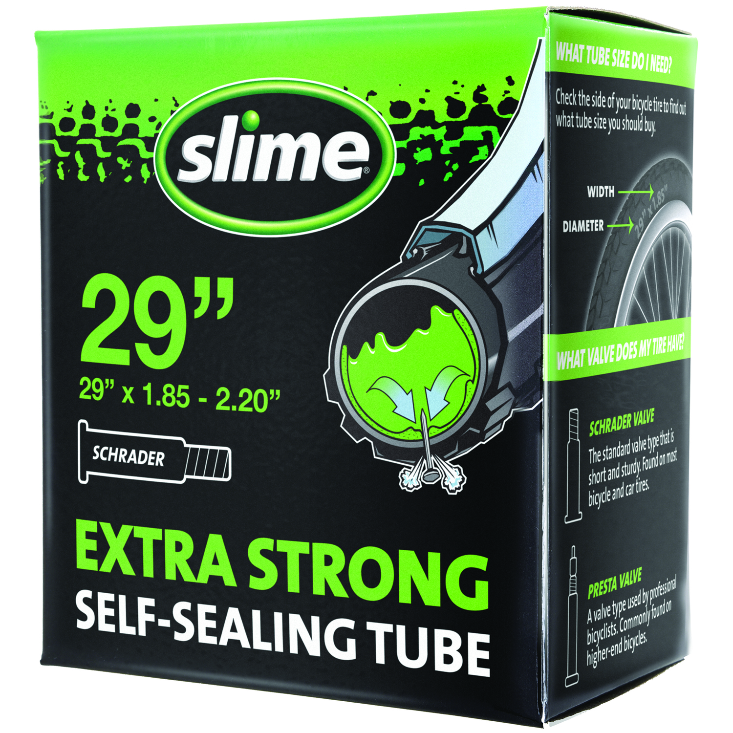 Slime Smart Tube 29 in. Rubber Bicycle Inner Tube 1 pk