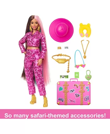 Barbie Extra Fly Themed Doll - Safari