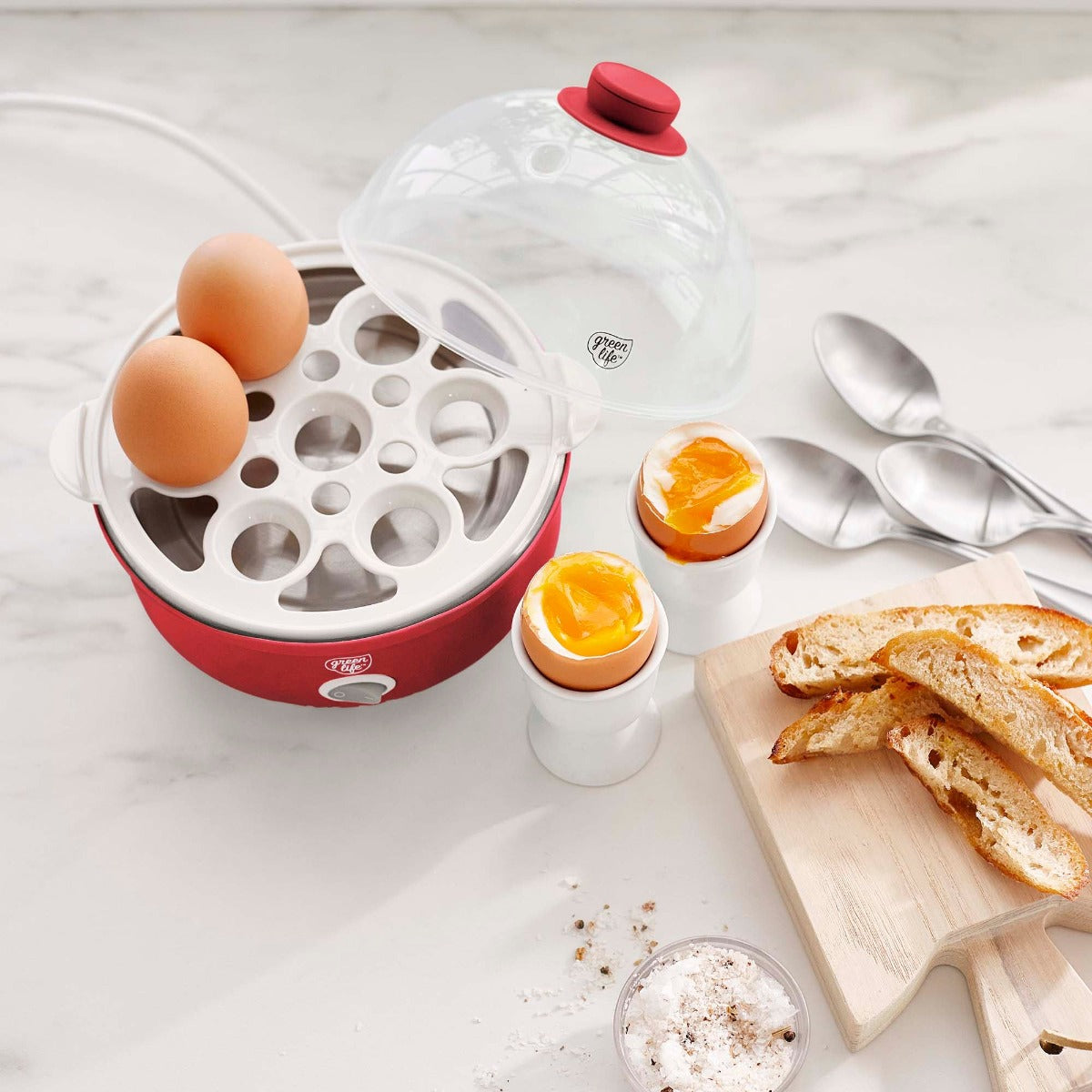 GreenLife Egg Maker | Red