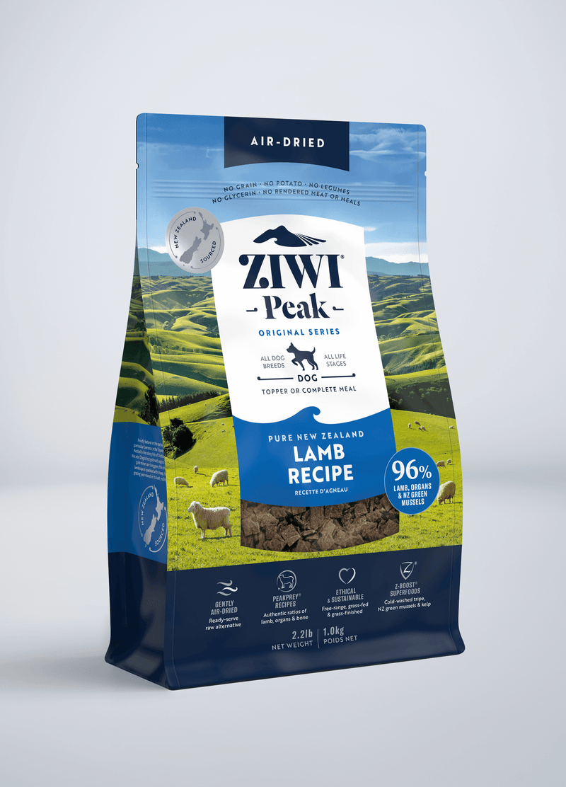 ZiwiPeak Grain Free Air-Dried Lamb Recipe Dry Dog Food