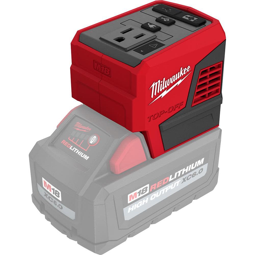 Milwaukee M18 TOP-OFF 175W Power Supply and M18 REDLITHIUM XC5.0 Battery Pack 2846-50 from Milwaukee